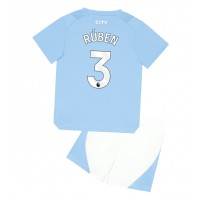 Dječji Nogometni Dres Manchester City Ruben Dias #3 Domaci 2023-24 Kratak Rukav (+ Kratke hlače)